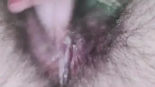 Mastürbasyon + kremsi amcık