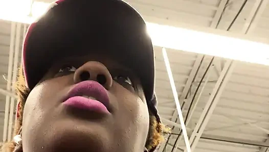 Girl In Public At Walmart