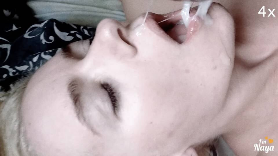 Harika üvey kız üvey babasının dölünü yakın çekimde ve ağır çekimde yiyor 2x, 4x.