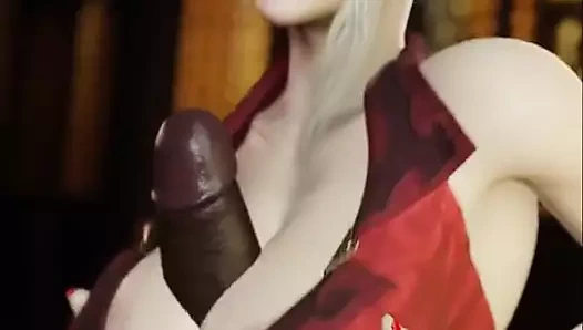 Titjob için dev siyah horoz