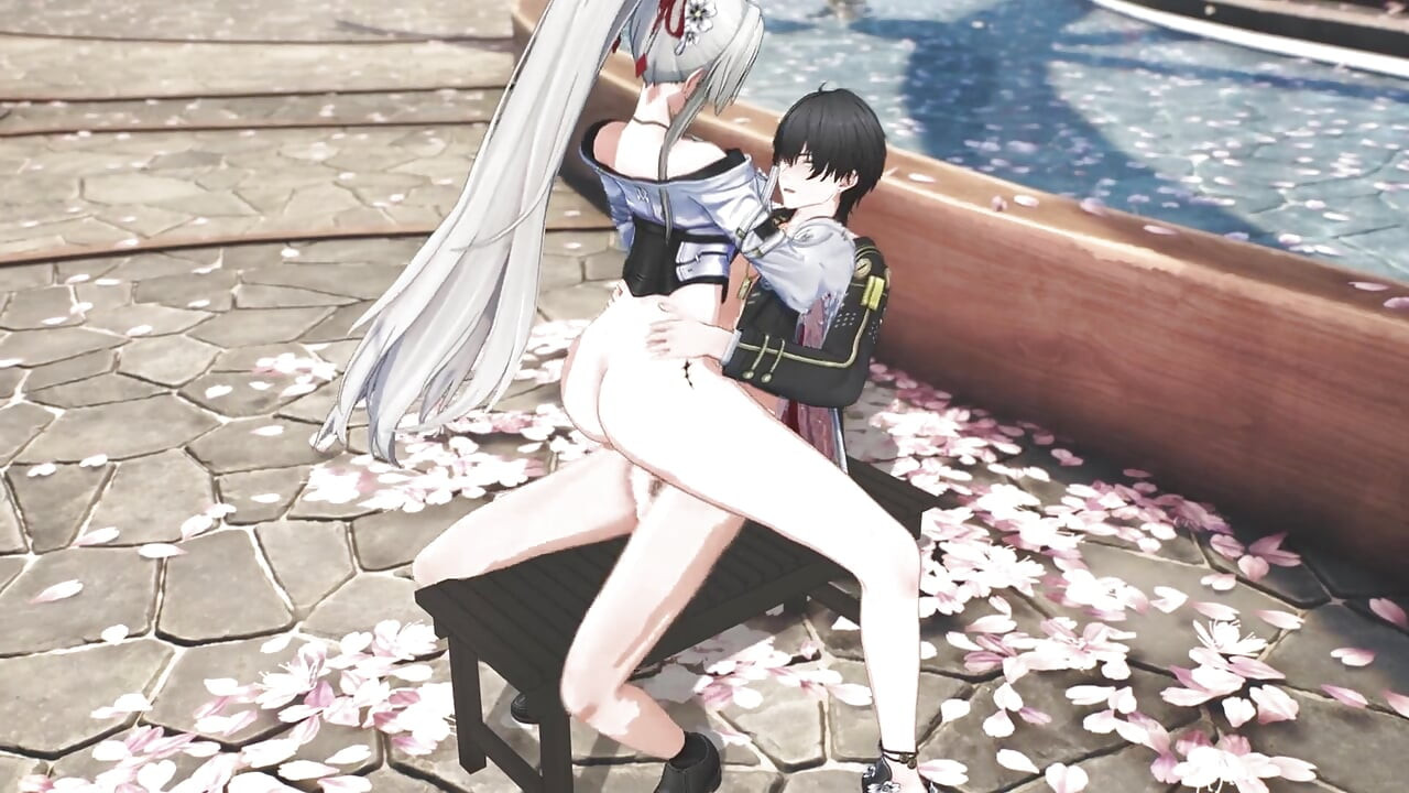 Ürken dalgalar - hiyuki tutkulu seks sahnesi - 3 boyutlu hentai animasyon