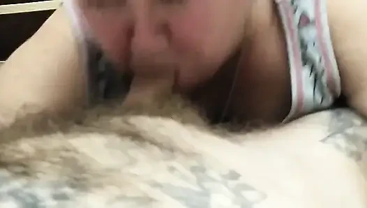 Свекровь сосет член перед сном