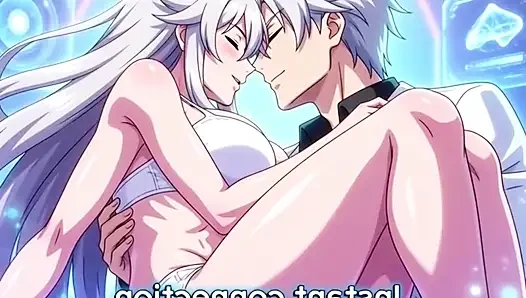 Mad scientist creates perfect futanari clone of himself for sex desire