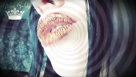 Sihirli dudaklarım seni çıldırtıyor! Akıl sikişi!