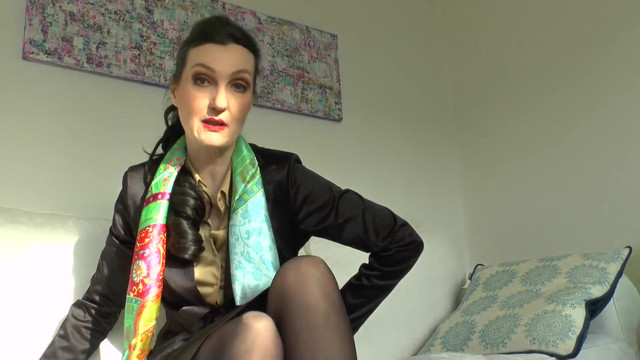 Satin Fetish: Hot Masturbation Game, Cum on My Skirt, Lady Victoria Valente