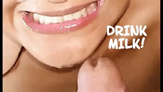 Bütün sütümü iyi bir kız olarak içerim