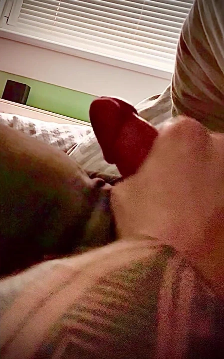 Milking my throbbing mushroom tip!