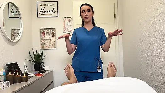 He Gets Caught Jerking During Massage