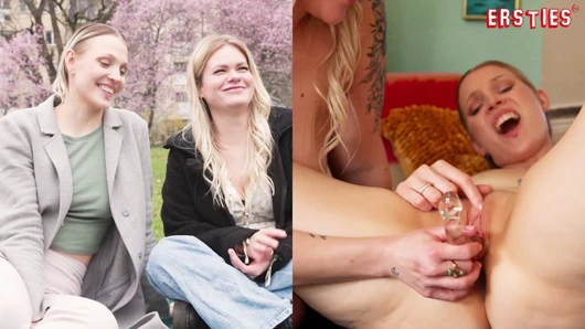 Ersties - gerçek randevu, gerçek şehvet - Nina inleyene kadar Emma'yı parmaklıyor