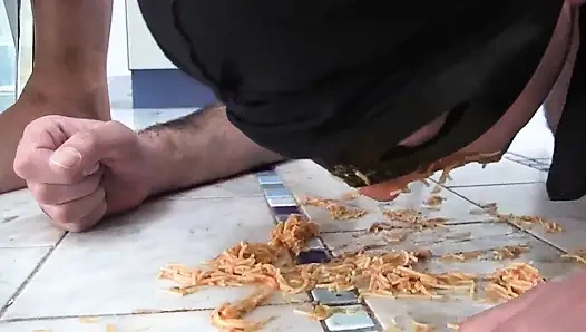 Zenci spagetti sipariş etti