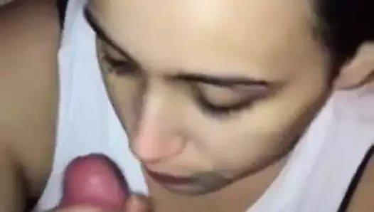 Sevimli amatör kız seviyor için çalışmak the horoz