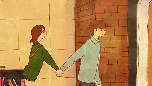 Sevginin küçük şeylerde sevginin ne olduğu hakkında kısa bir animasyon: koleksiyon