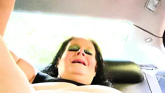 Cheating and Sneaky to the Cars Backseat She's Squirting Heaos