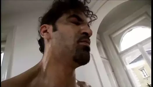 Horny cutie gets her tight asshole banged as she blows a huge pole