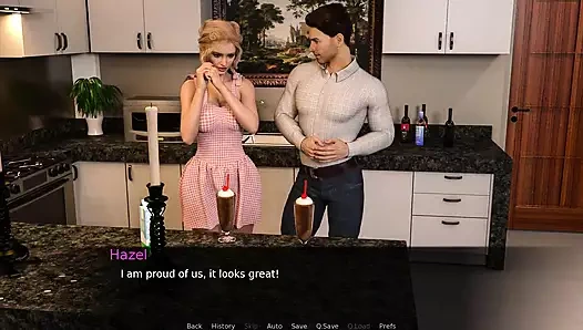 Hemşirelik zevke geri dönüyor: ateşli sarışın kız milkshake yapıyor bölüm 45