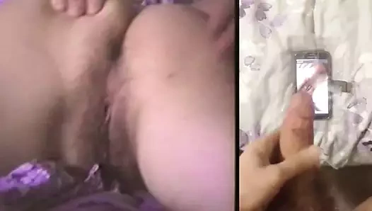 Telefonda cameon için mastürbasyon