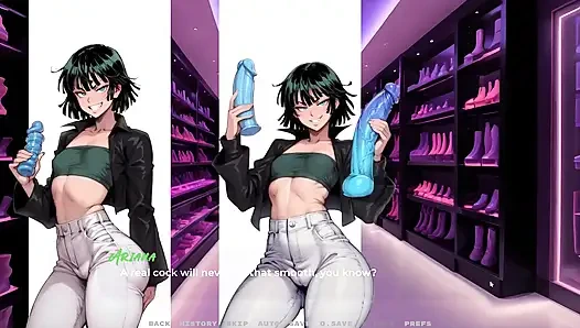 Моя новая девушка [ Табуированная хентай игра ] Эпизод 37 Моя сводная сестра покупает секс-игрушки с моей девушкой!