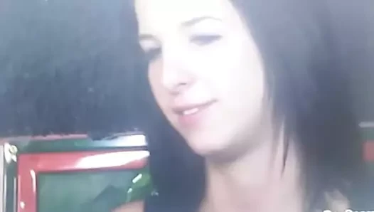 Cum haraç için pis bi bar kız