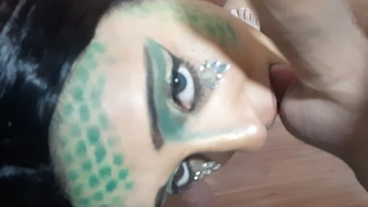 Bakış açısıyla oral seks ve taşak emme