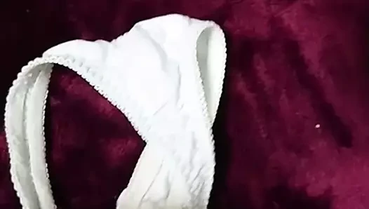 karısının üvey kardeşinin külot kasık Cum