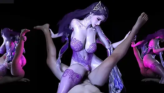 Sanal arzu kraliçesi: tanrıça uyanıyor - 3 boyutlu animasyon hentai