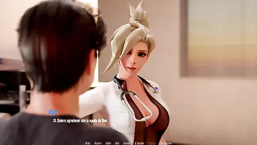 Overwatch xxx - overwatch'tan pembe kadının amını sikiyor - mercy'nin rotası