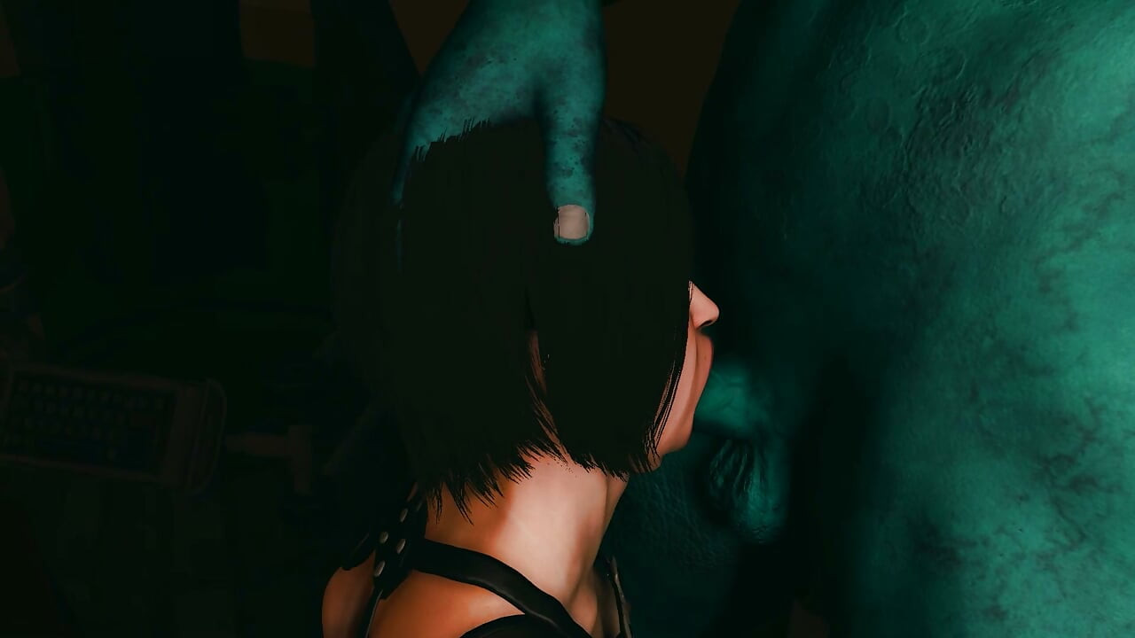 Ada Wong canavar yarak ve mutant döl istiyor: resident evil parodisi