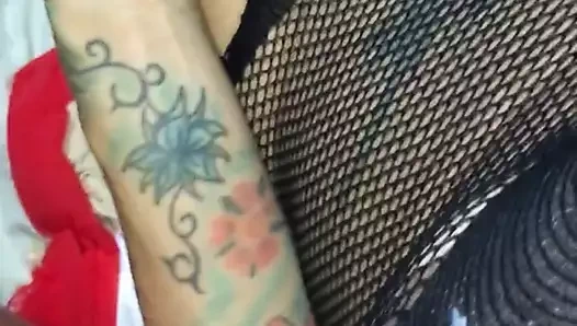 Aşırı külotlu çorap seks gibi bir porno yıldızı