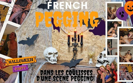 Sahne arkası cadılar bayramı partisi sahne arkasında