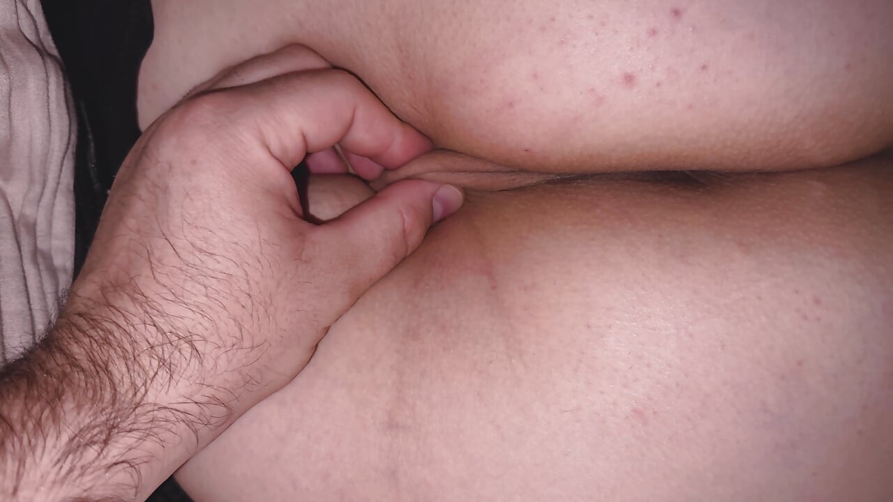 She pretended that she was resting, and I decided to wake her up with my big dick