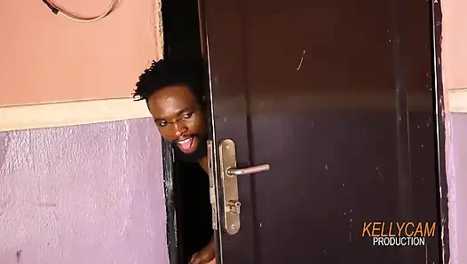 Tatlı Afrikalı göt fışkırtıyor