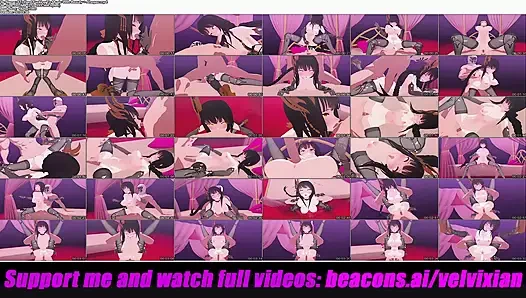 Güzellik + Ahegao (3D HENTAI) İle Müzik İçin Sert Sikişme