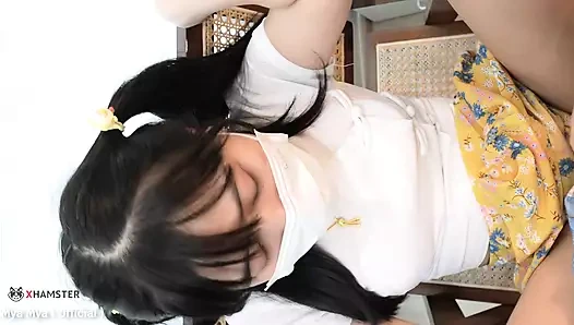 Yakın çekim Asyalı pembe amcık dölleme!