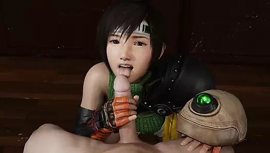 Final fantasy vii yuffie kisaragi yarak emiyor