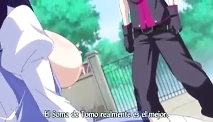 School girl gets her big boobs sucked on