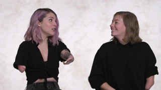 Genç, güzel, phocomelic