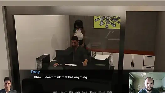 İş yerinde masanın altında emiliyor