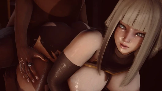 Tombul üvey anne erkek delisi yoğun döl yutma eyleminde iki büyük siyah yarağı alıyor