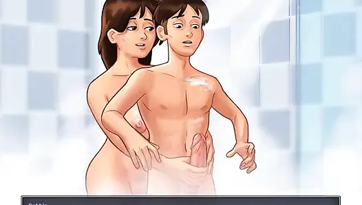 Yaz mevsimi efsanesi: üvey anne duş altında üvey oğluna elle muamele çekiyor ep 175