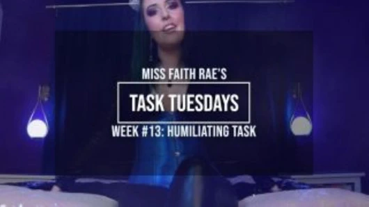 Kaybeden evcil hayvanlar için aşağılayıcı bir görev - Bayan Faith Rae'nin kadın egemenliği sesli köle talimatları - hd 1080p mp4