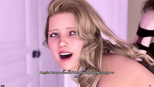 İki ateşli kızla özel direk odası meydan okuması tüm bu lounge gecesini romantik üçlü sekse dönüştürüyor