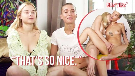 Ersties - sevimli Ukraynalı bebek Bianca jade'ı boşaltmak için seks oyuncağı kullanıyor