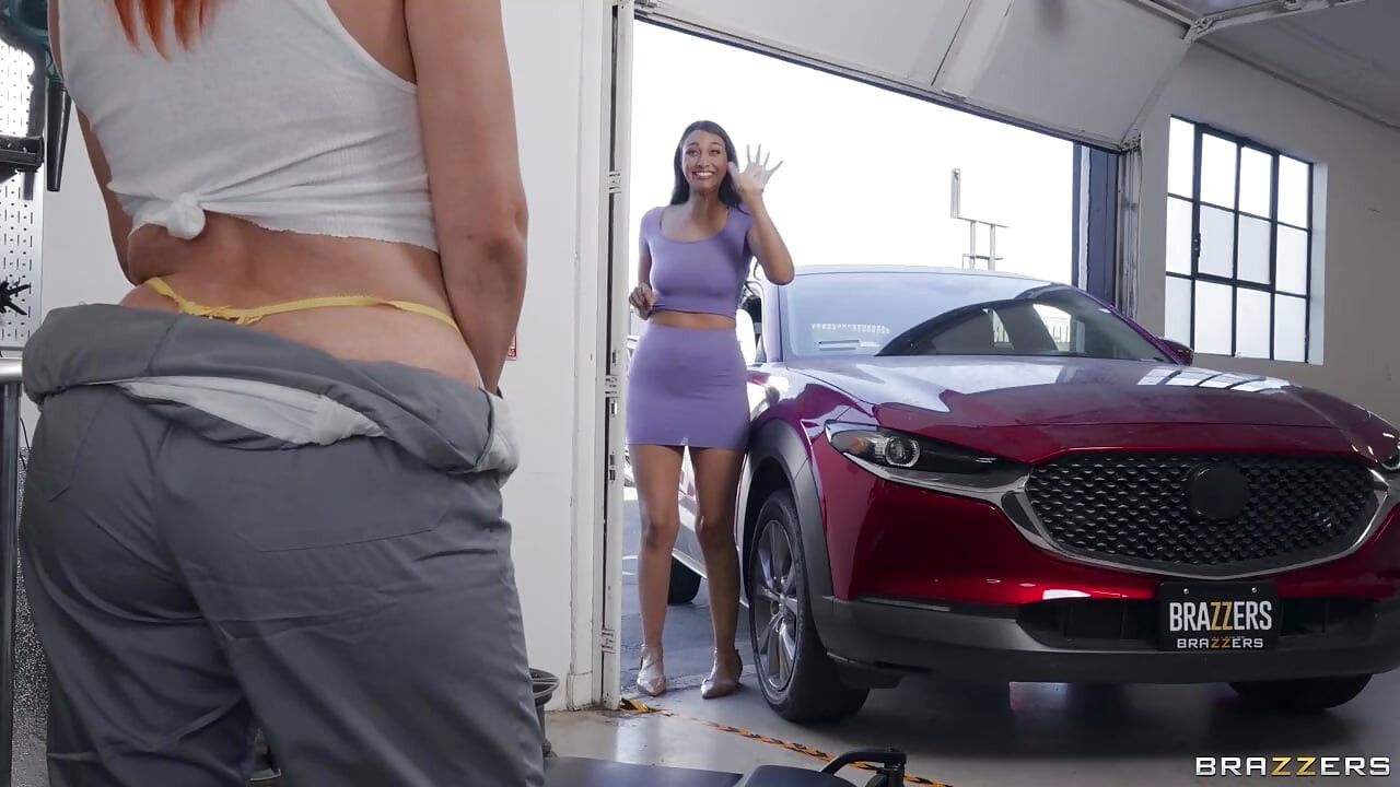 Garajda yağlanıyor ve şımartılmış bella rolland, taylor gunner brazzers