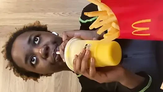 Public McDonald's Mukbang
