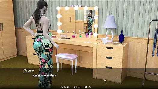 Aldatılan koca karısının havlusunu çıkarıyor ve arkadaşı Oliver'a çıplak vücudunu gösteriyor