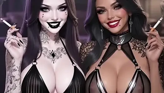 Animated Smoking Big Boobs Lesbian Girls Kissing Dirty Talking Point Of View Fetish