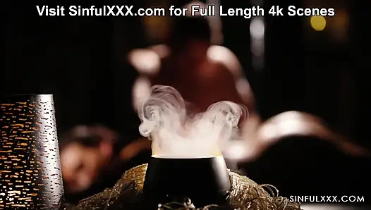 Durma, durma! Sinfulxxx'te, stant johnson ve bonney ile şehvetli masaj