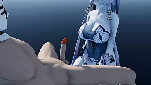 Tatlı canavar hayatında ilk kez yarağıyla mastürbasyon yapıyor