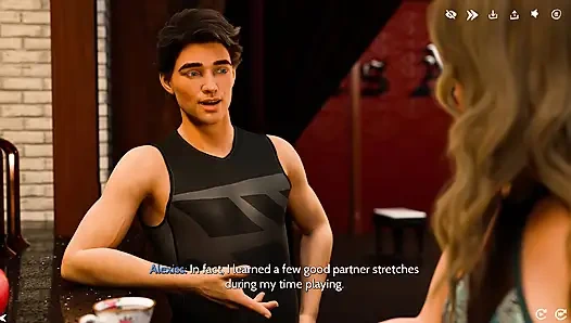 Alexis, Devilla onu daha pis bir özel ders için bir odaya götürene kadar bunun sadece yoga olduğunu düşünüyor