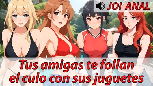 JOI AnaI ASMR. Prepare your best toys. Several Spanish voices!